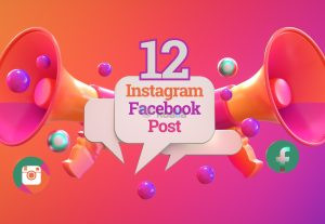 22214212 Social Media Post Instagram-Facebook έτοιμα με λεζάντες και hashtags και 12 S
